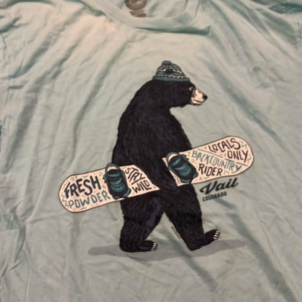 Vail Colorado T-Shirt Light Blue